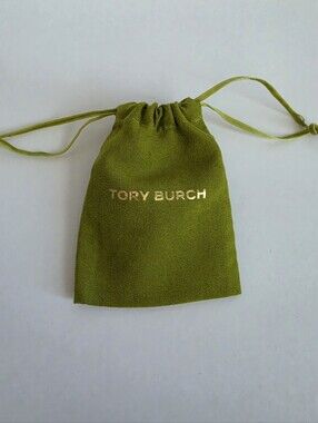 Tory Burch Kira Logo Gold Earrings